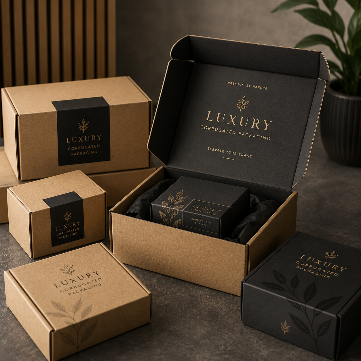 Luxury Corrugated Box Packaging